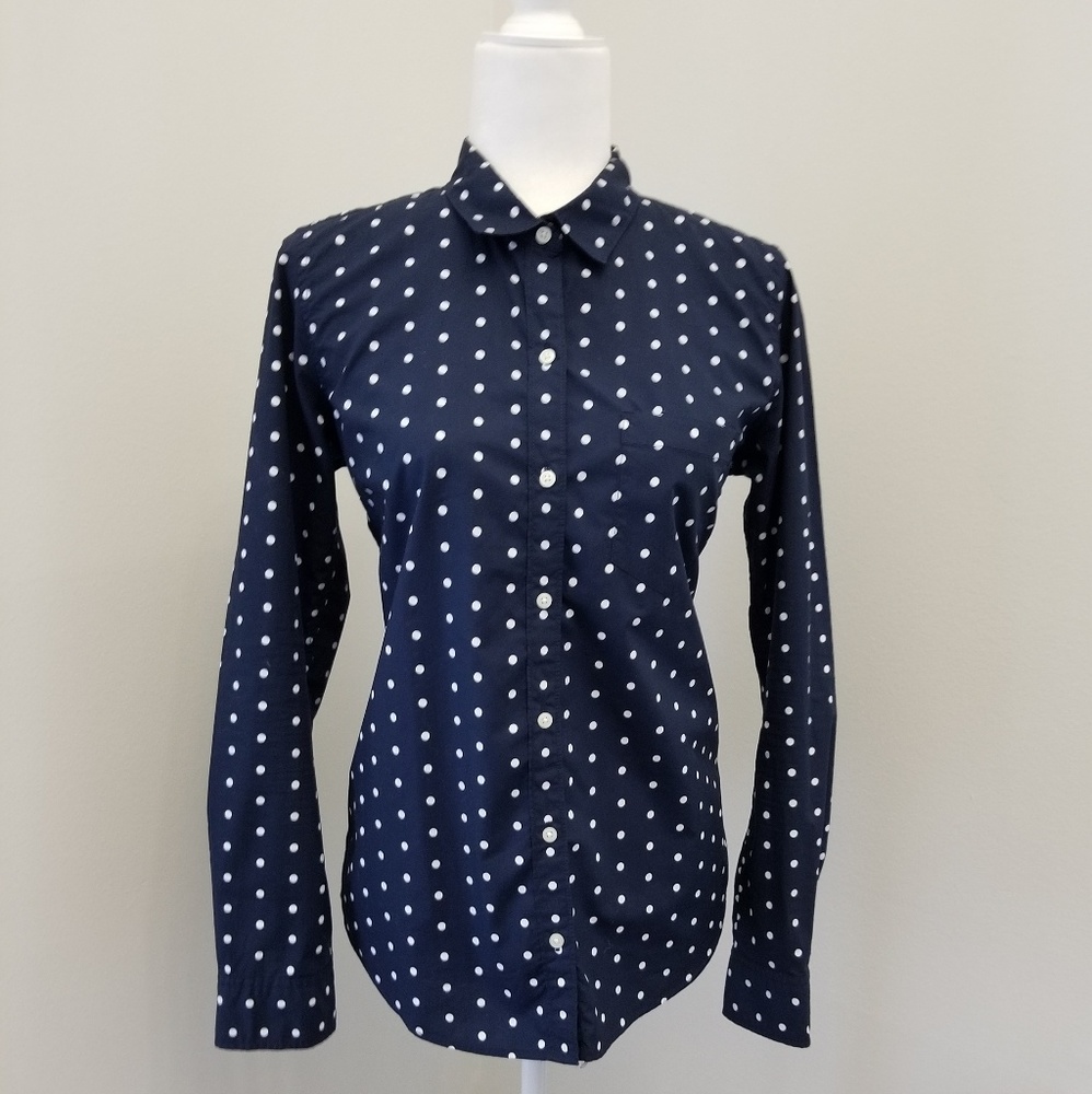 GAP Polka Dot Button Down